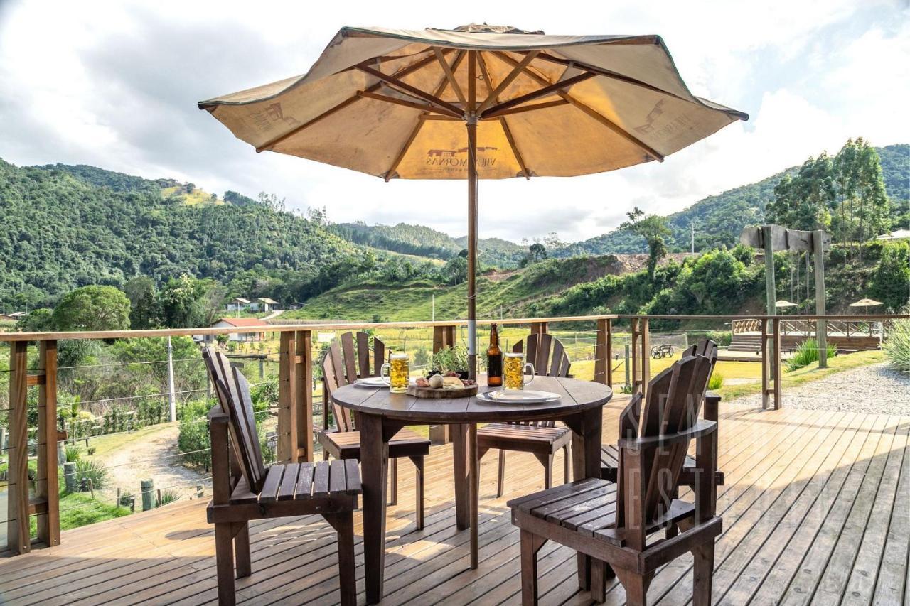 Villas Mornas Espaco De Eventos E Hospedagem Boutique Aguas Mornas Luaran gambar