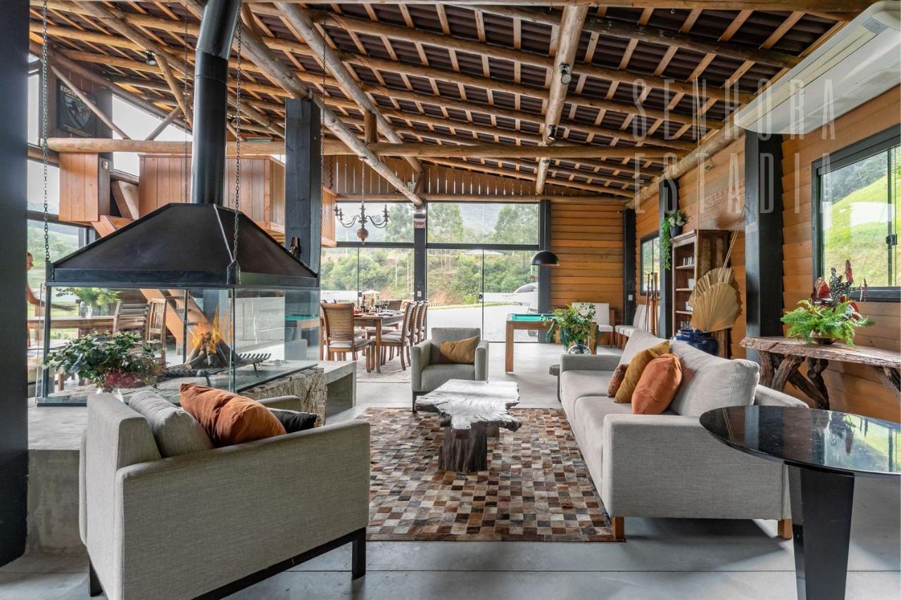 Villas Mornas Espaco De Eventos E Hospedagem Boutique Aguas Mornas Luaran gambar