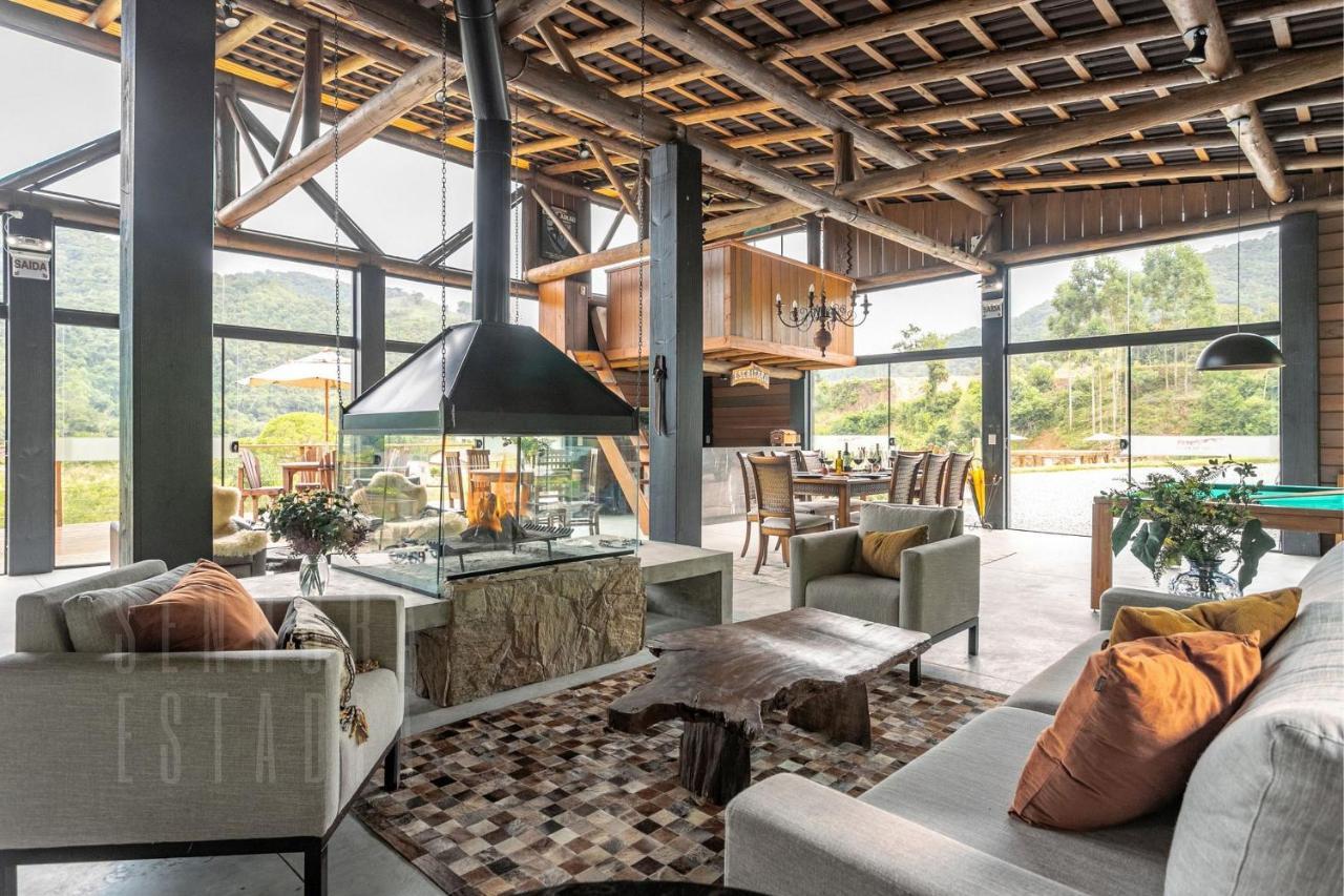 Villas Mornas Espaco De Eventos E Hospedagem Boutique Aguas Mornas Luaran gambar